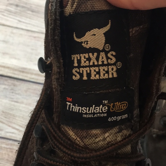 texas steer thinsulate boots
